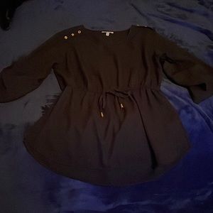 Mileage black tie dress shirt size medium